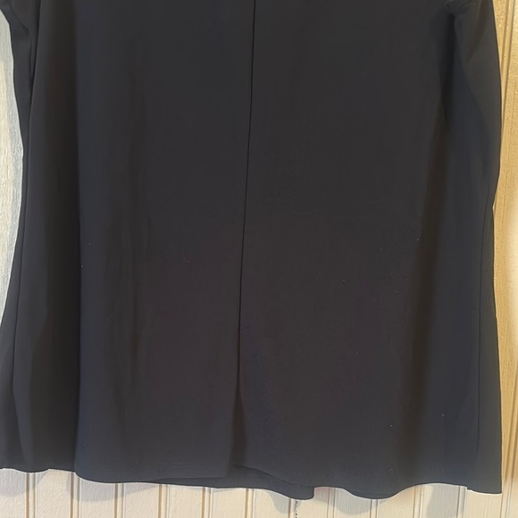 Black Tank Top Blouse with Scoop Neck - Picture 9 of 14